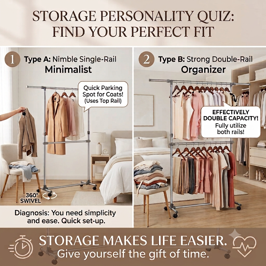Don't let clothes "take over" your bedroom!